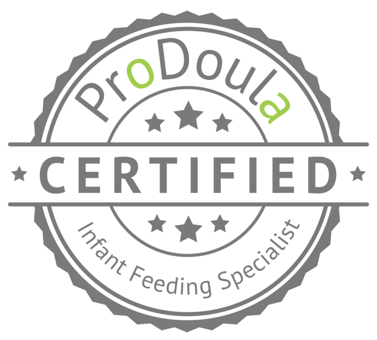 ProDoula Certified Infant Feeding Specialist Badge Toronto Family Doulas